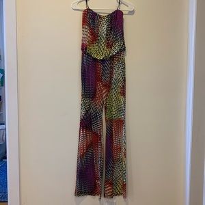 80s printed jumpsuit
